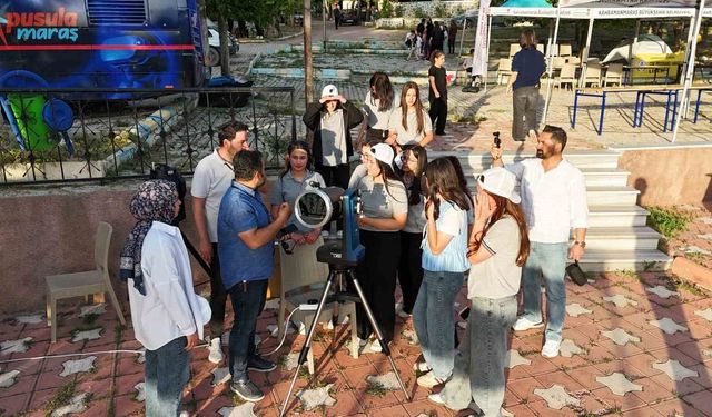 Astronomi ve gökyüzü gözlem şenliği düzenlendi