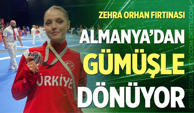 Almanya'da nefes kesen mücadele! Zehra Orhan gümüş madalyanın sahibi
