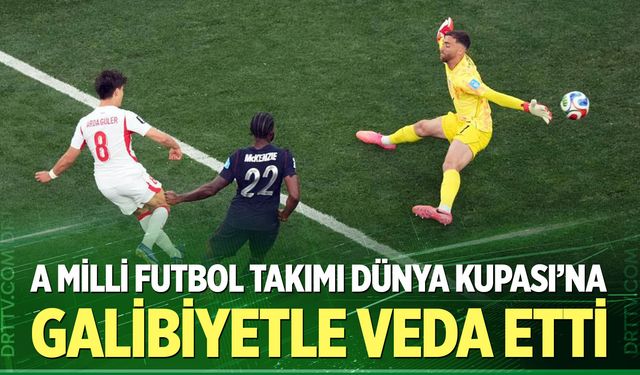 A milli futbol takımı Dünya Kupasına galibiyetle veda etti