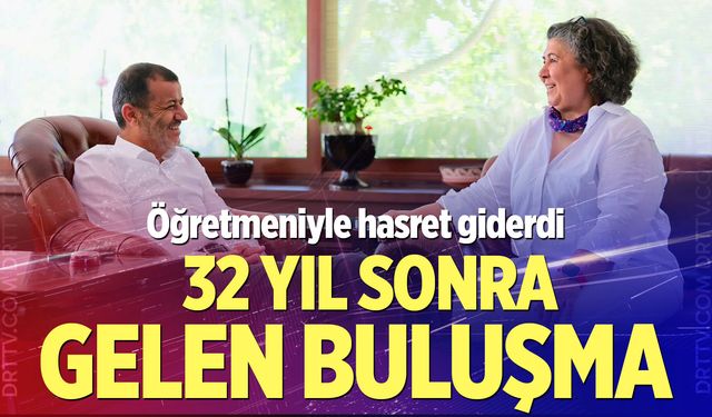 Başkan Çavuşoğlu’ndan 32 yıllık vefa buluşması: "Yeri hiç değişmiyor"