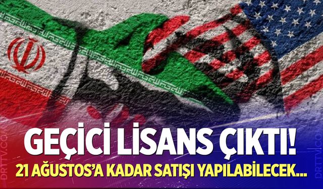 Geçici lisans çıktı