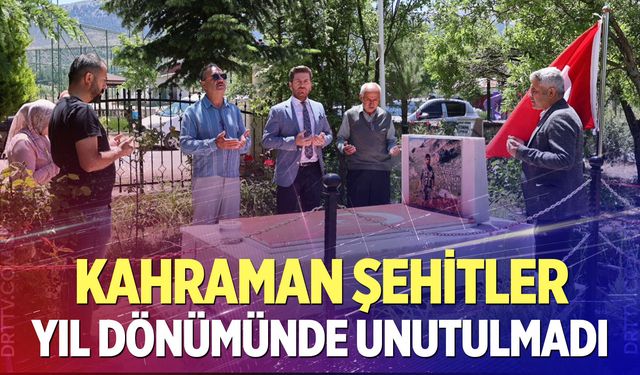 Şehit Halil Öneri ve Ömer Yankayış dualarla anıldı