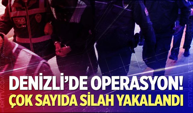 Denizli’de silah kaçakçılığı operasyonunda 3 kişi tutuklandı