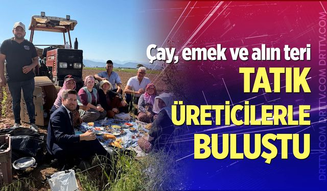 Başkan Tatık tütün emekçileriyle aynı sofrada