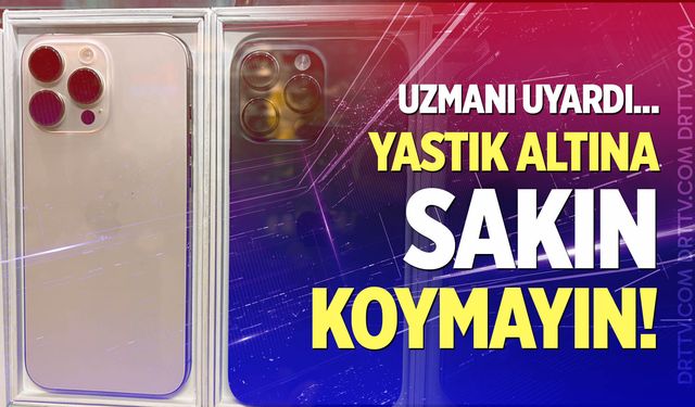 Uyurken telefonunuzu yastığın altına koymayın!