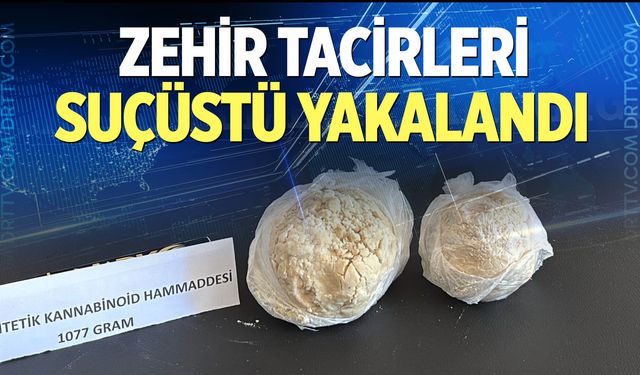 Denizli’de 1 milyon kullanımlık uyuşturucu madde ele geçirildi