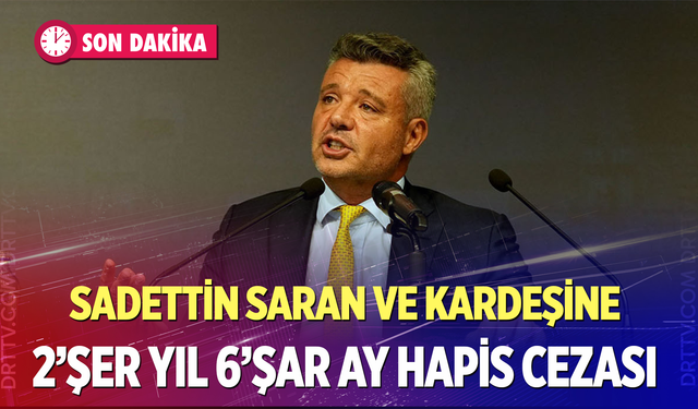 Sadettin Saran ve Kardeşine Yasa Dışı Bahis Cezası