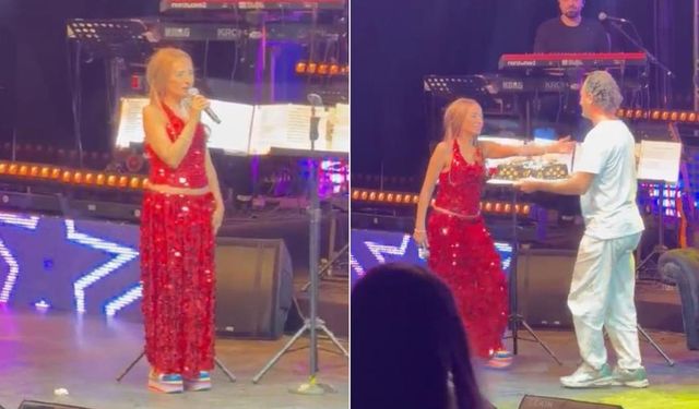 Yıldız Tilbe'den sahnede şoke eden çıkış