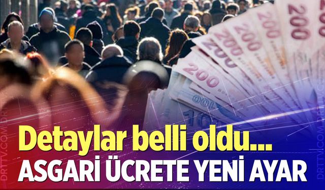 Asgari ücrete yeni ayar