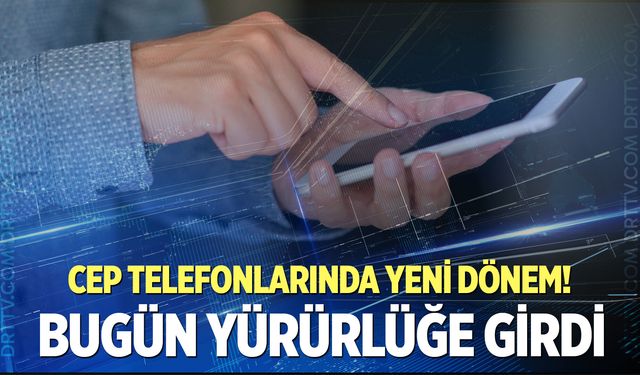 Cep telefonlarında yeni dönem!