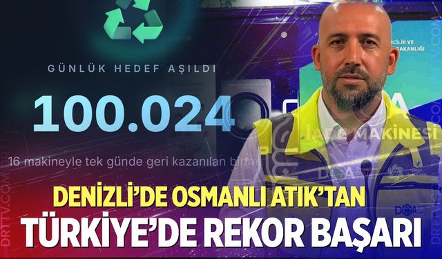 Bir günde 100 bin atık ambalaj topladı…