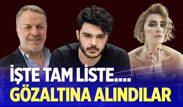 Ünlülere yönelik uyuşturucu operasyonunda yeni dalga!