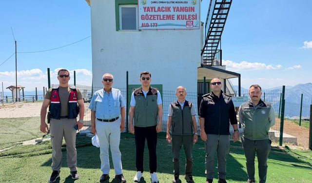 Denizli'de Orman Yangınlarına Karşı Nöbet Sürüyor