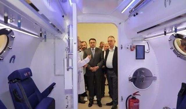 Kütahya’da hiperbarik oksijen tedavisi dönemi başladı
