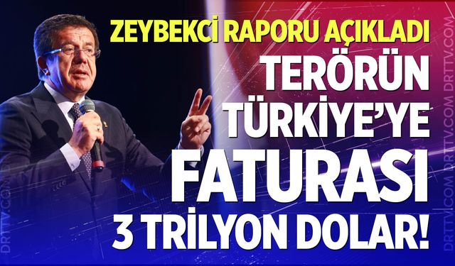 Nihat Zeybekci; “41 yılın ekonomik maliyeti 3 Trilyon Dolar!”