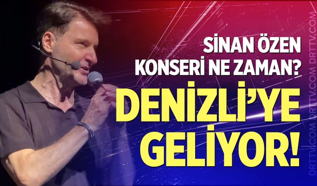 Sinan Özen Denizli konseri ne zaman? Konser biletleri ne kadar?