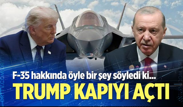 Trump kapıyı açtı
