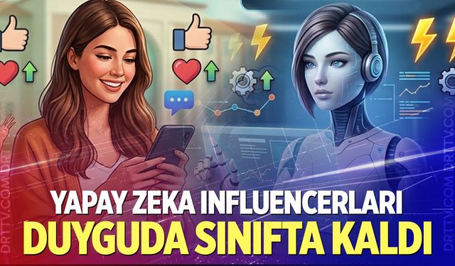 Yapay zeka influencerları duyguda geride kaldı