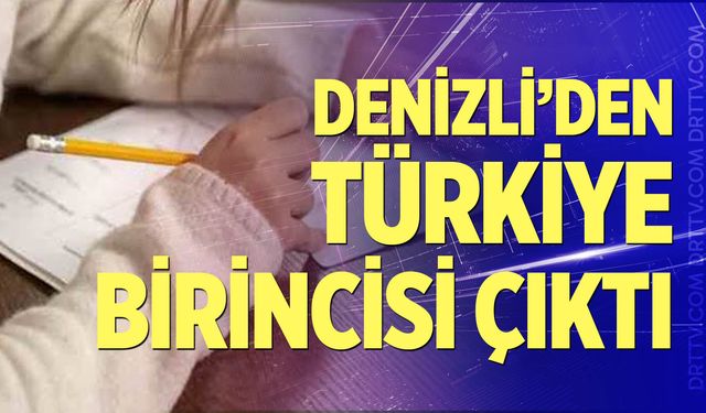 Denizli'den Türkiye Birincisi Çıktı