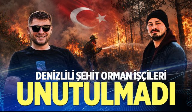 Denizlili şehit orman işçileri unutulmadı