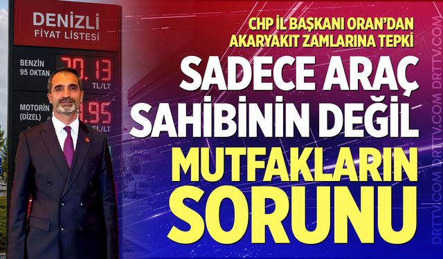 CHP’den akaryakıt fiyatlarına tepki: "Sadece araç sahibinin değil mutfakların sorunu"
