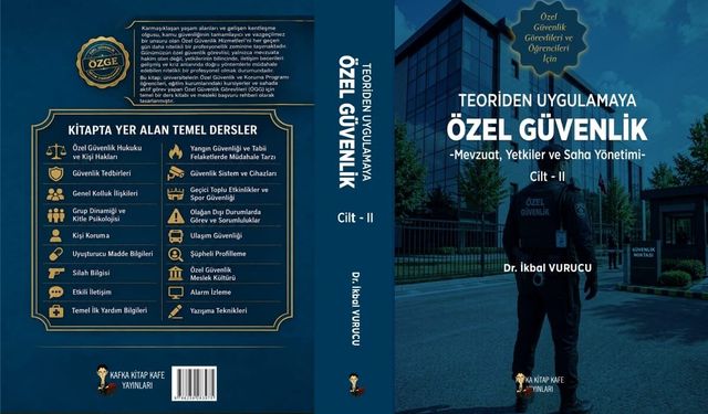 Özel Güvenlik Alanında İki Ciltlik Eseri Yayımlandı