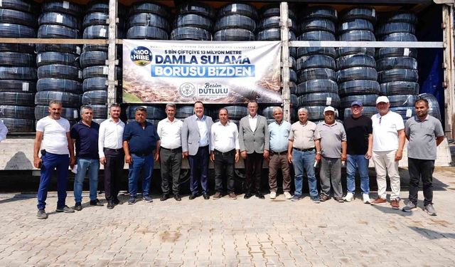 Alaşehir’e 13,2 milyon TL’lik damla sulama desteği