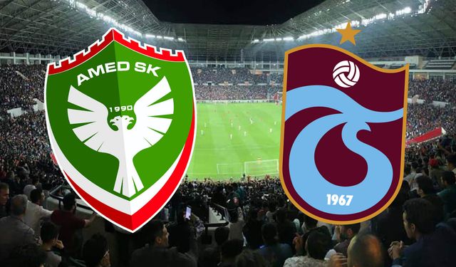 Amedspor - Trabzonspor Maçı Ne Zaman, Saat Kaçta, Hangi Kanalda? Maç Detayları
