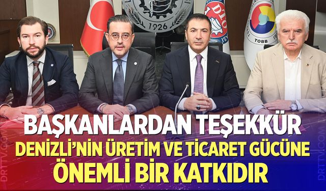 Başkanlardan Teşekkür