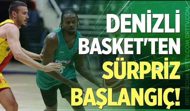 Denizli Basket-Göztepe maçında büyük çekişme