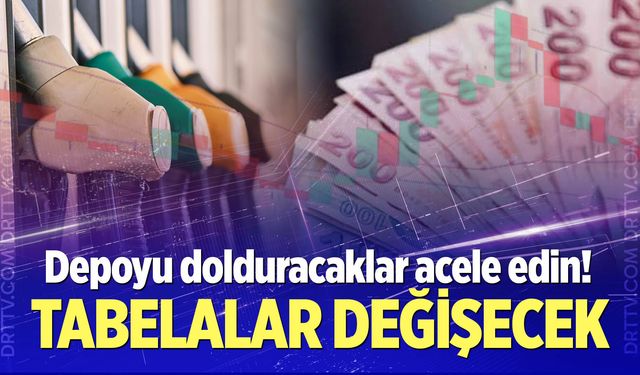 Benzine zam geliyor!