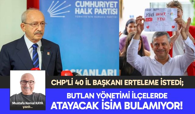 BUTLAN YÖNETİMİ İLÇELERDE  ATAYACAK İSİM BULAMIYOR!