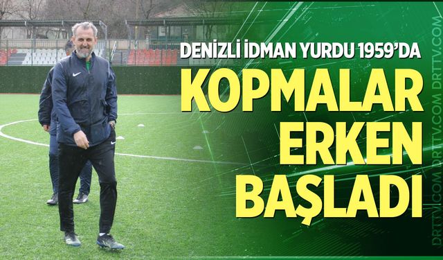 Denizli İdman Yurdu 1959’da kopmalar erken başladı