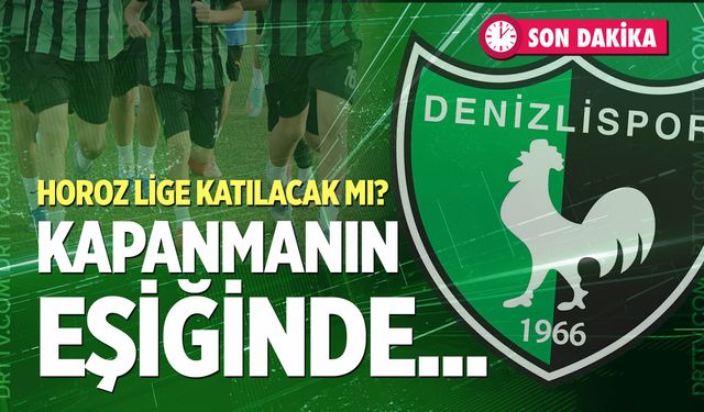 Denizlispor yeni sezonda liglerde boy gösterecek mi? İşte yanıtı...