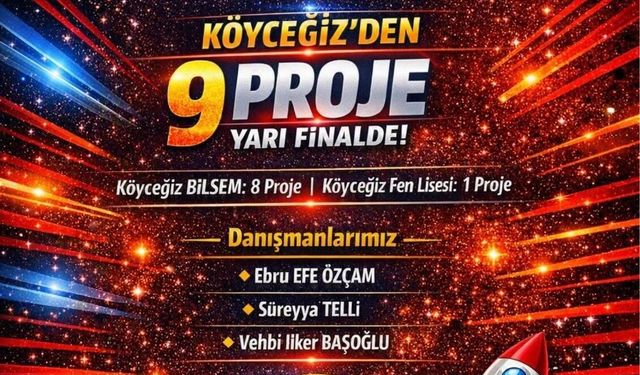 Köyceğiz’den TEKNOFEST 2026 Yarı Finallerine 9 proje