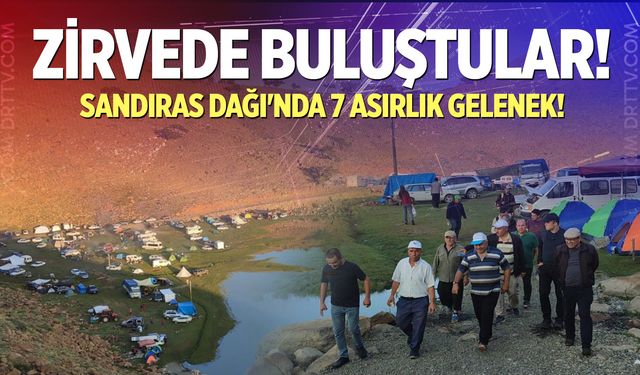 Yörüklerin 7 asırlık geleneği zirvede yaşatıldı