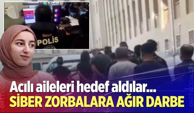 Siber zorbalara ağır darbe