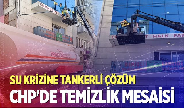 CHP İl Başkanlığı baştan sona temizleniyor