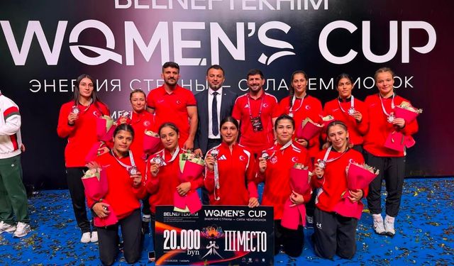 U23 Belneftekhim Women’s Cup’ta milliler, takım halinde 3. oldu