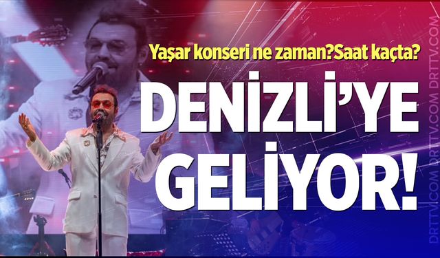 Yaşar Denizli konseri ne zaman? Konser biletleri ne kadar?