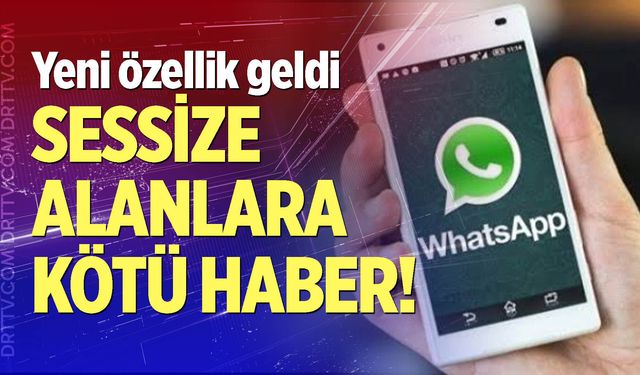 Sessize alınan grupta bile uyaracak