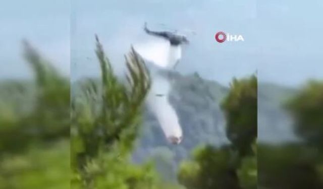 Yunanistan’da iki yangın söndürme helikopteri havada çarpıştı