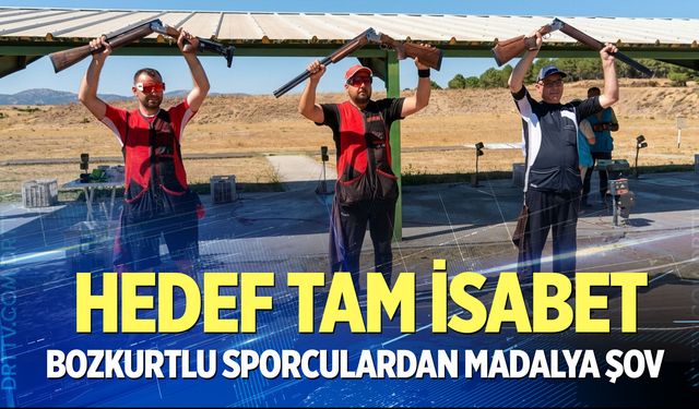 Hedef tam isabet: Bozkurtlu sporculardan madalya şov