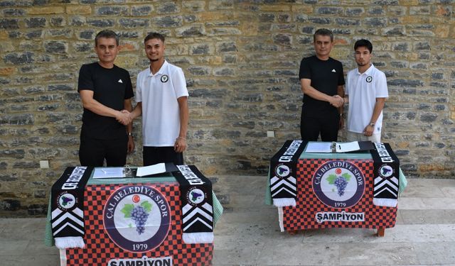 İki genç yetenek Çal Garası’na imzayı attı