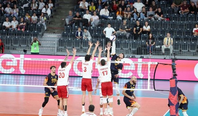 A Milli Erkek Voleybol Takımı, Romanya’ya mağlup oldu