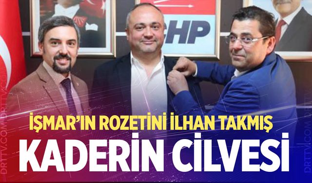 Merkezefendi CHP’de ilginç tesadüf... İşmar'ın rozetini İlhan takmış...