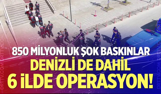 6 ilde 850 milyon TL'lik nitelikli dolandırıcılık operasyonu!