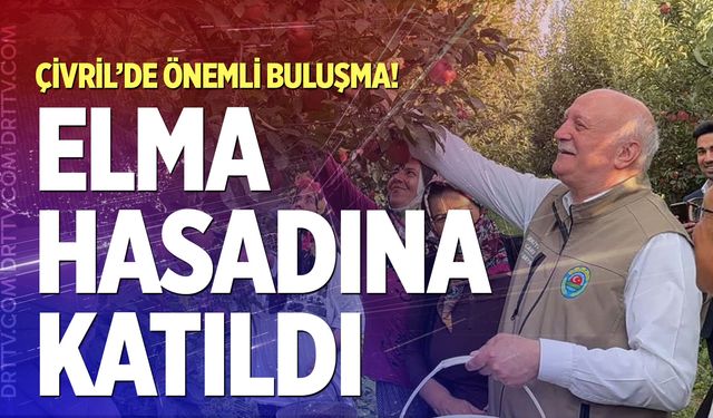 Denizli’de hasat mesaisi! Bayraktar elma bahçesinde