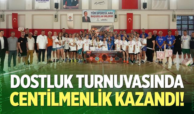 Dostluk Turnuvası'nda centilmenlik kazandı!