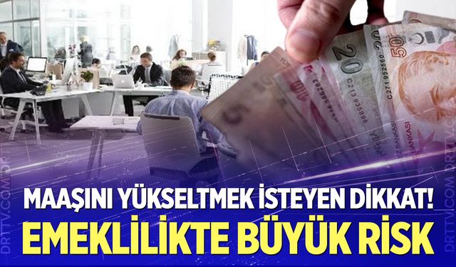 Emeklilikte büyük risk
